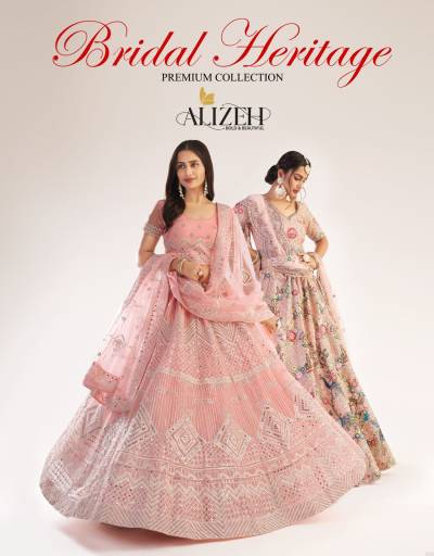 Bridal Heritage Premium Collection By Alizeh Wedding Lehnega Choli Collection